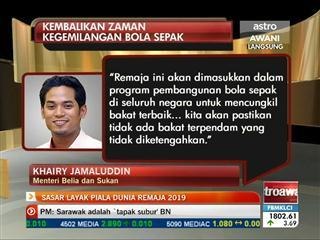 Sasar layak Piala Dunia Remaja 2019