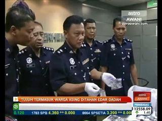 7 termasuk warga asing ditahan edar dadah