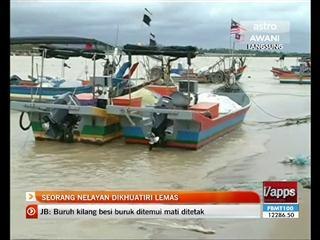 Seorang nelayan dikhuatiri lemas