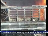 Suicide truck bomb kills dozens in Syria's Hama