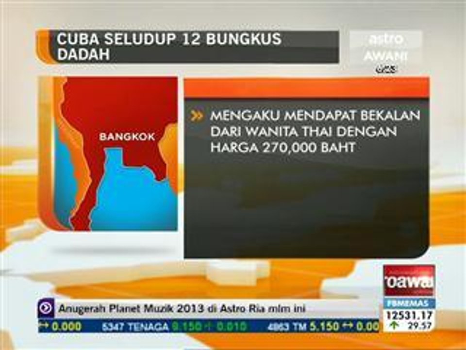 Cuba seludup 12 bungkus dadah