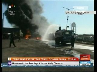 Penyerang bawa trak penuh bahan letupan