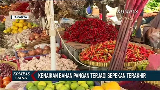 Cabai hingga Daging Ayam Potong, Harga Bahan Pangan Naik Terus Selama Sepekan Terakhir!