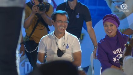 Скачать видео: Isko Moreno taps street imagery in campaign speeches