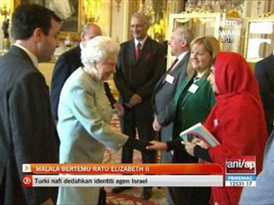 Malala bertemu ratu Elizabeth II