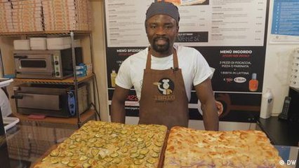 Success story: Pizza baker Ibrahim Songne