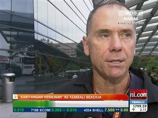 Kakitangan kerajaan AS kembali bekerja