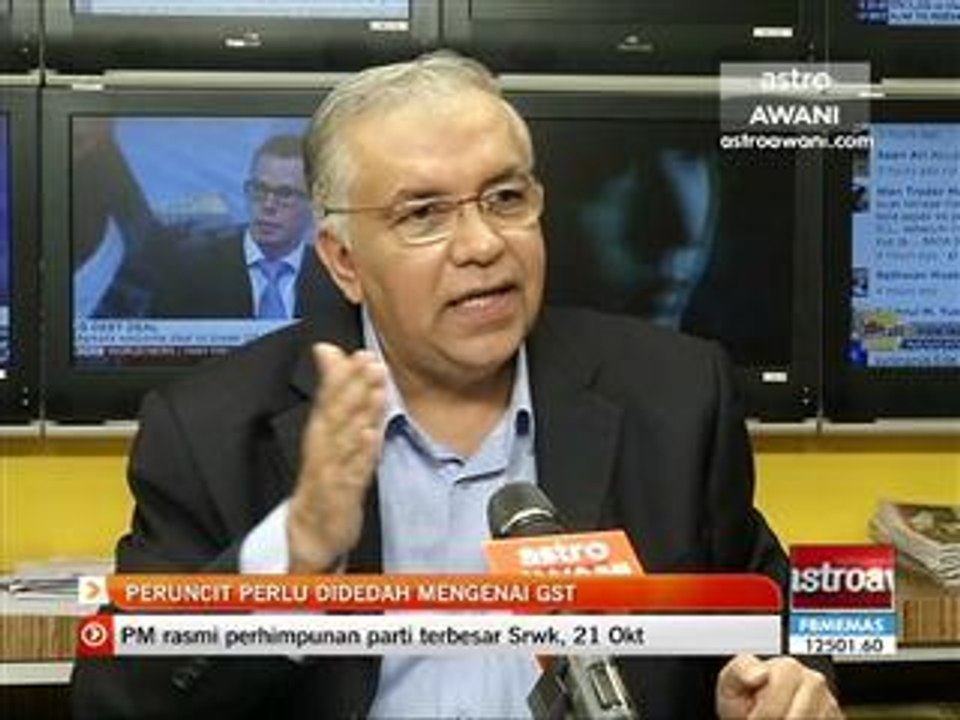 Peruncit didedah tentang GST