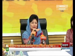 Wanita PBB akan bentang 5 usul pada AGM PBB ke-13