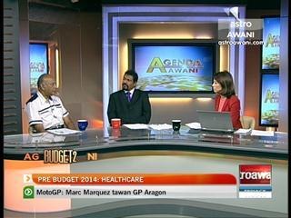Agenda Awani: Pre Budget 2014 - Healthcare
