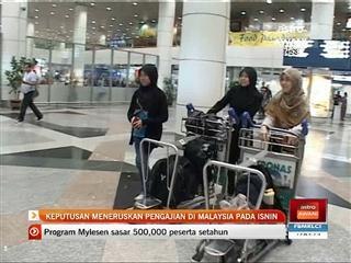 Keputusan status pengajian pelajar Mesir pada Isnin