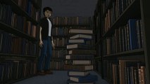 The Haunted Library- Short Animated Horror Movie (English)