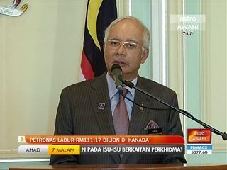 Petronas bakal bina LNG bernilai RM111.17 bilion di Kanada