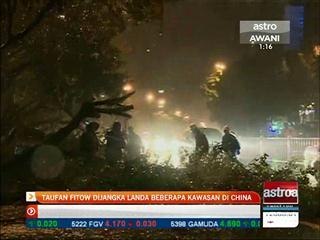 Taufan Fitow dijangka landa beberapa kawasan di China