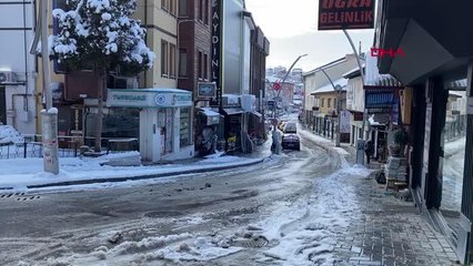 Bartın'da 104 köy yolu kardan kapalı