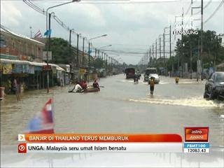 Banjir di Thailand terus memburuk