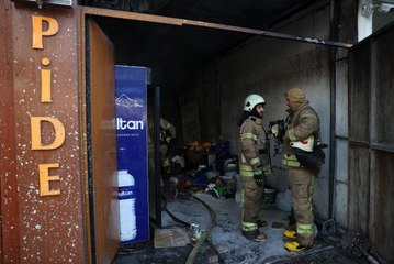 Restoranda çıkan yangın söndürüldü