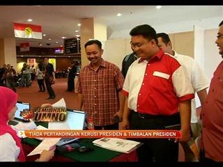Tiada pertandingan kerusi Presiden & Timbalan Presiden