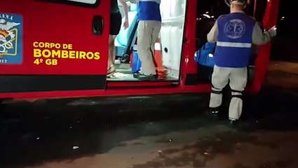 Mulher é socorrida pelo Siate após briga com suposta amante de companheiro no Florais do Paraná
