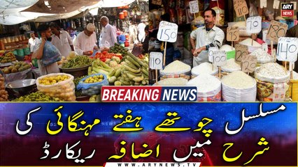 Inflation rises for fourth straight week