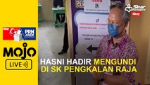 Hasni hadir mengundi di SK Pengkalan Raja