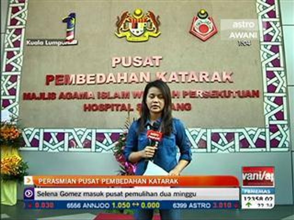 Perasmian pusat pembedahan Katarak