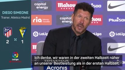 下载视频: Simeone trotz Sieg: 