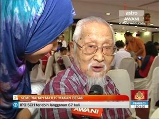 Kemeriahan majilis makan besar tahun baru cina