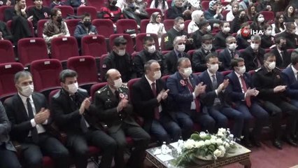 Suriye sınırında İstiklal Marşı'nın kabulünün 101 yıl dönümü etkinliği