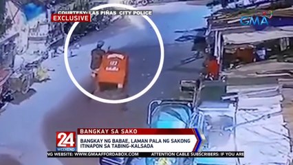 Bangkay ng babae, laman pala ng sakong itinapon sa tabing-kalsada | 24 Oras