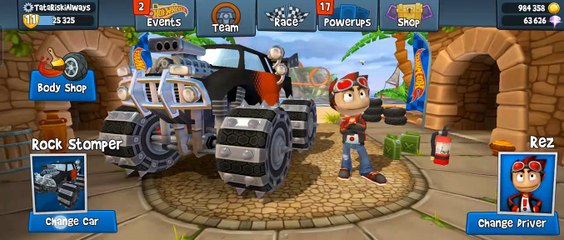 Beach Buggy Racing || Ress Vs Crazy Rabbit , who's the winner??