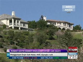 Rumah Justin Bieber digeledah untuk cari bukti