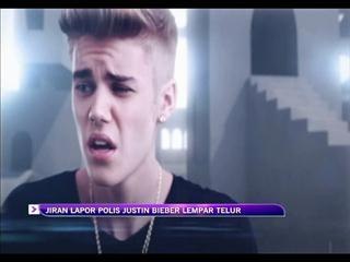 Jiran lapor polis Justin Bieber lempar telur