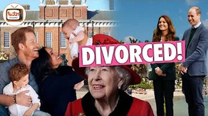 The Queen agrees to the divorce of Meghan and Harry, Meghan's children will be raised by Kate