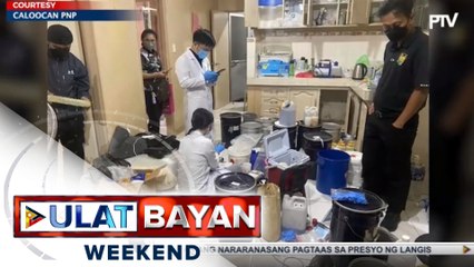 Hinihinalang kemikal sa paggawa ng shabu at iba pang drug paraphernalia, nakumpiska sa pagsalakay ng awtoridad sa suspected shabu lab sa Cubao, QC