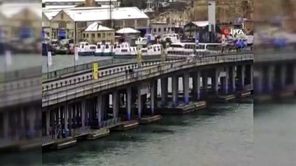Son dakika! Unkapanı Köprüsü'nde yine ayrılma yaşandı, trafiğe kapatıldı