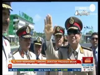 El Sissi berhasrat tanding jawatan Presiden Mesir