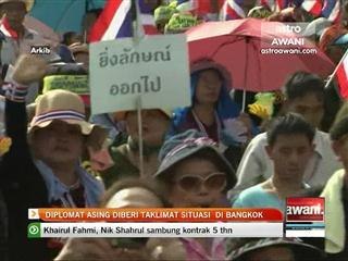 Diplomat asing diberi taklimat situasi di Bangkok