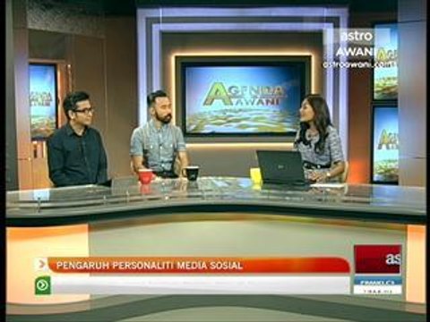 Agenda Awani - Pengaruh personaliti media sosial