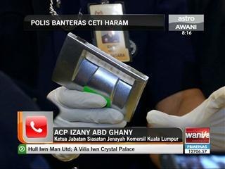 Polis banteras ceti haram