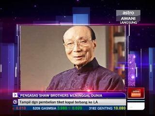 Pengasas Shaw Brothers meninggal dunia