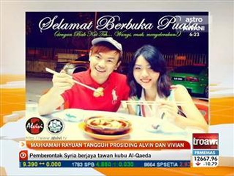 Mahkamah rayuan tangguh prosiding Alvin dan Vivian