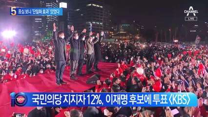 표심 보니 ‘단일화 효과’ 있었다