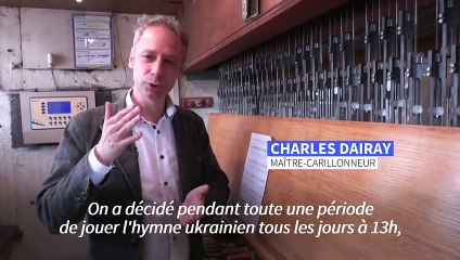A Lyon, le carillon de l'hôtel de ville sonne l'hymne ukrainien