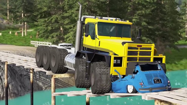 Cars vs Broken Wooden Bridge - BeamNG Drive | Gaming With Me