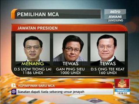Agenda Awani: Kepimpinan baru MCA