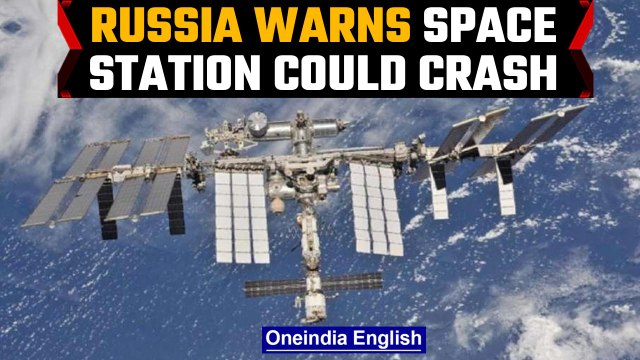ROSCOSMOS warns ISS could crash due to sanctions hitting Russia | Oneindia News
