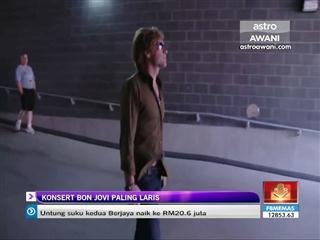 Konsert Bon Jovi paling laris