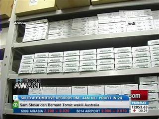 Solid automotive records RM1.4 mill net profit in 2Q