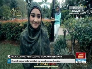 Refleksi 2013: Wawa Zainal, Aeril Zafril mengaku bernikah
